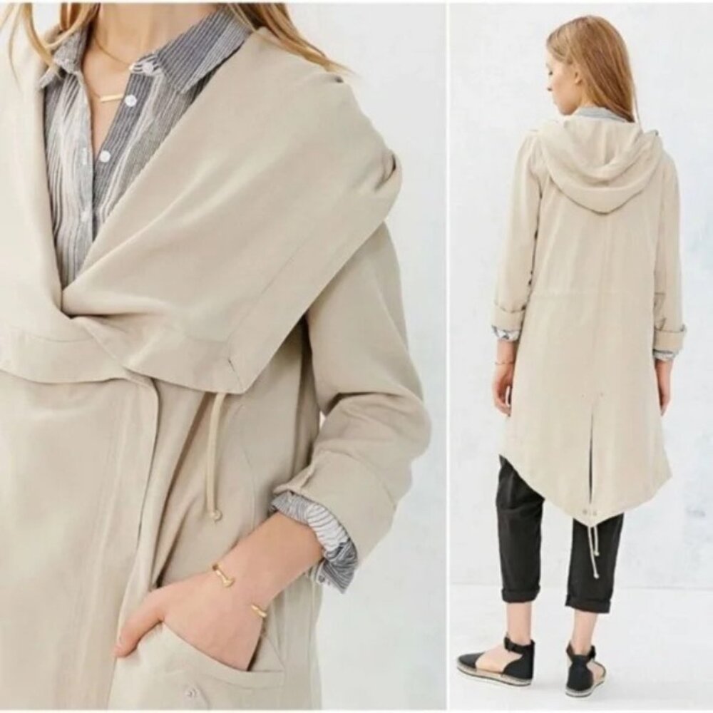 Urban Outfitters Silence + Noise Waylin Asymmetrical Parka - Picture 7 of 15